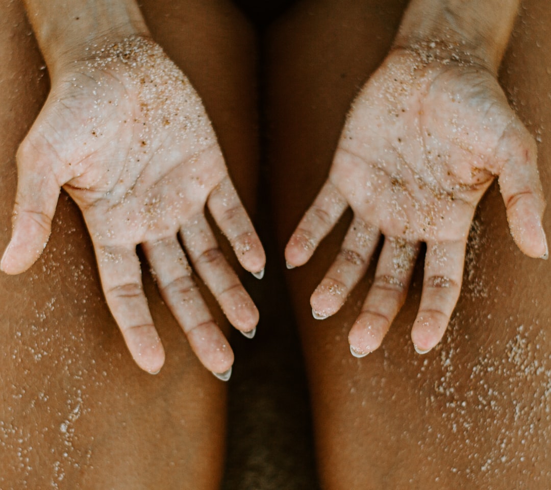 body exfoliation scrub detail — Luxury Lashes Federal Way WA