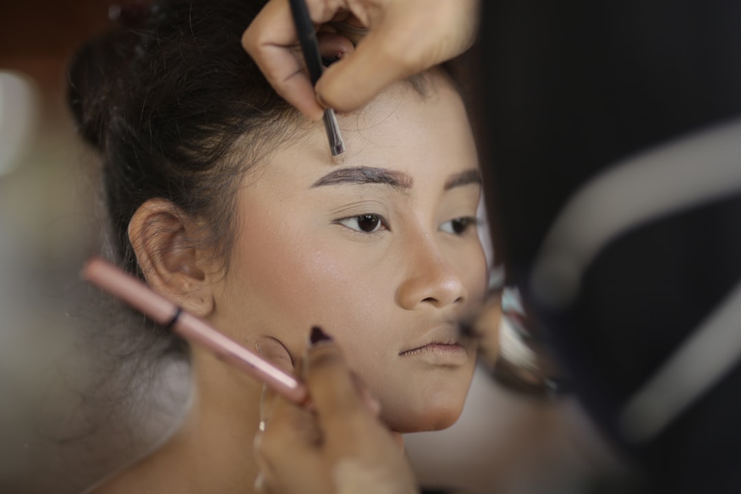 brow lamination care closeup — Luxury Lashes Federal Way WA
