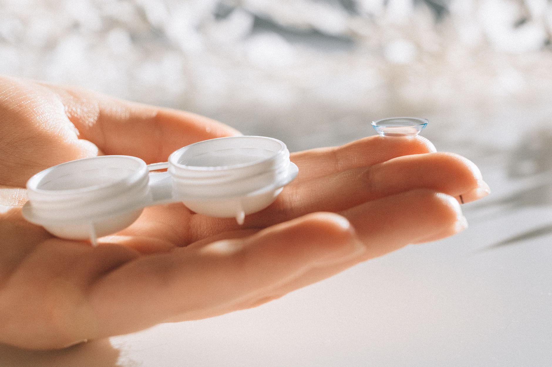 eyelash extensions and contacts detail — Luxury Lashes Federal Way WA