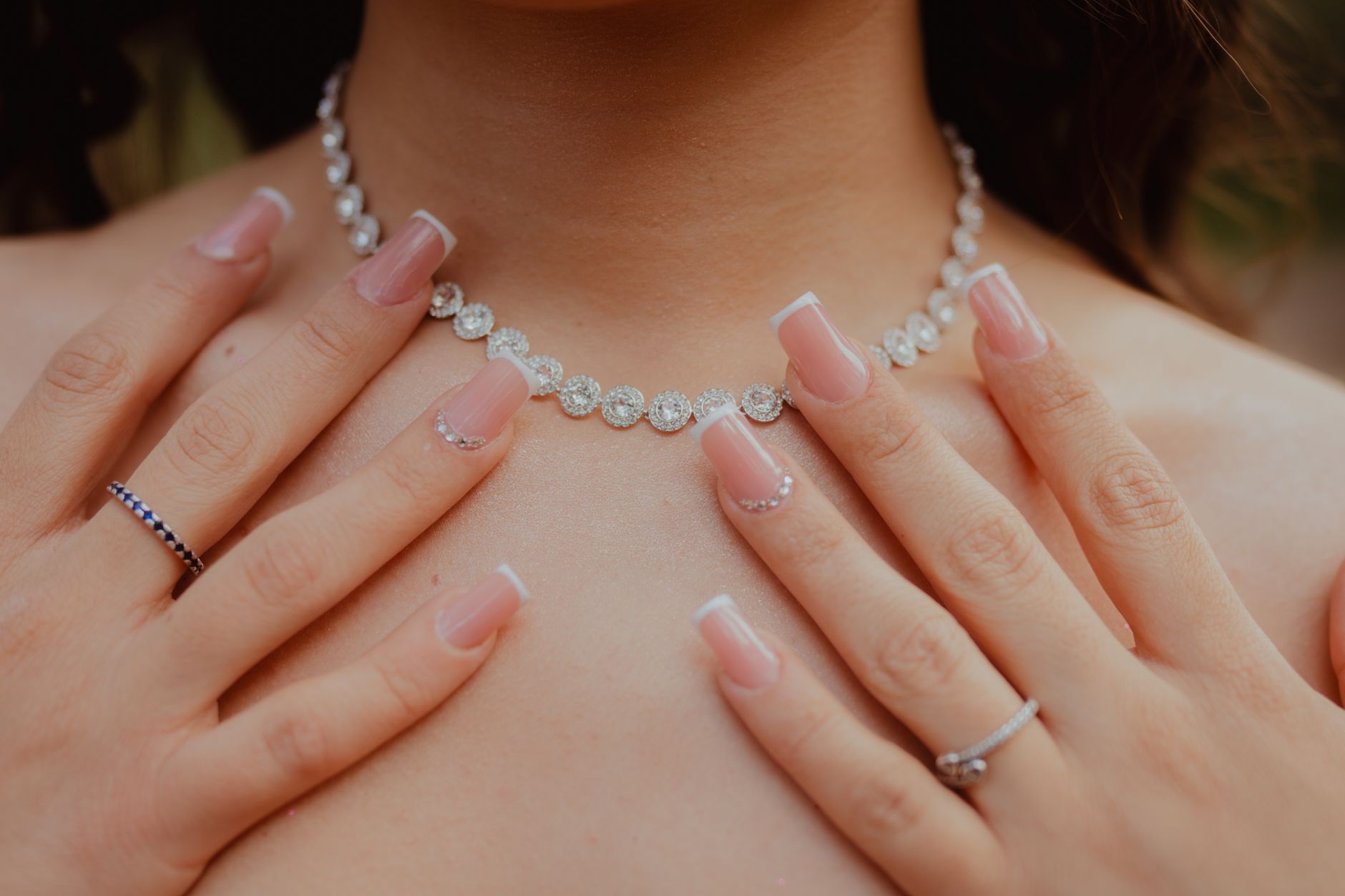 french manicure nails example — Luxury Lashes Federal Way WA