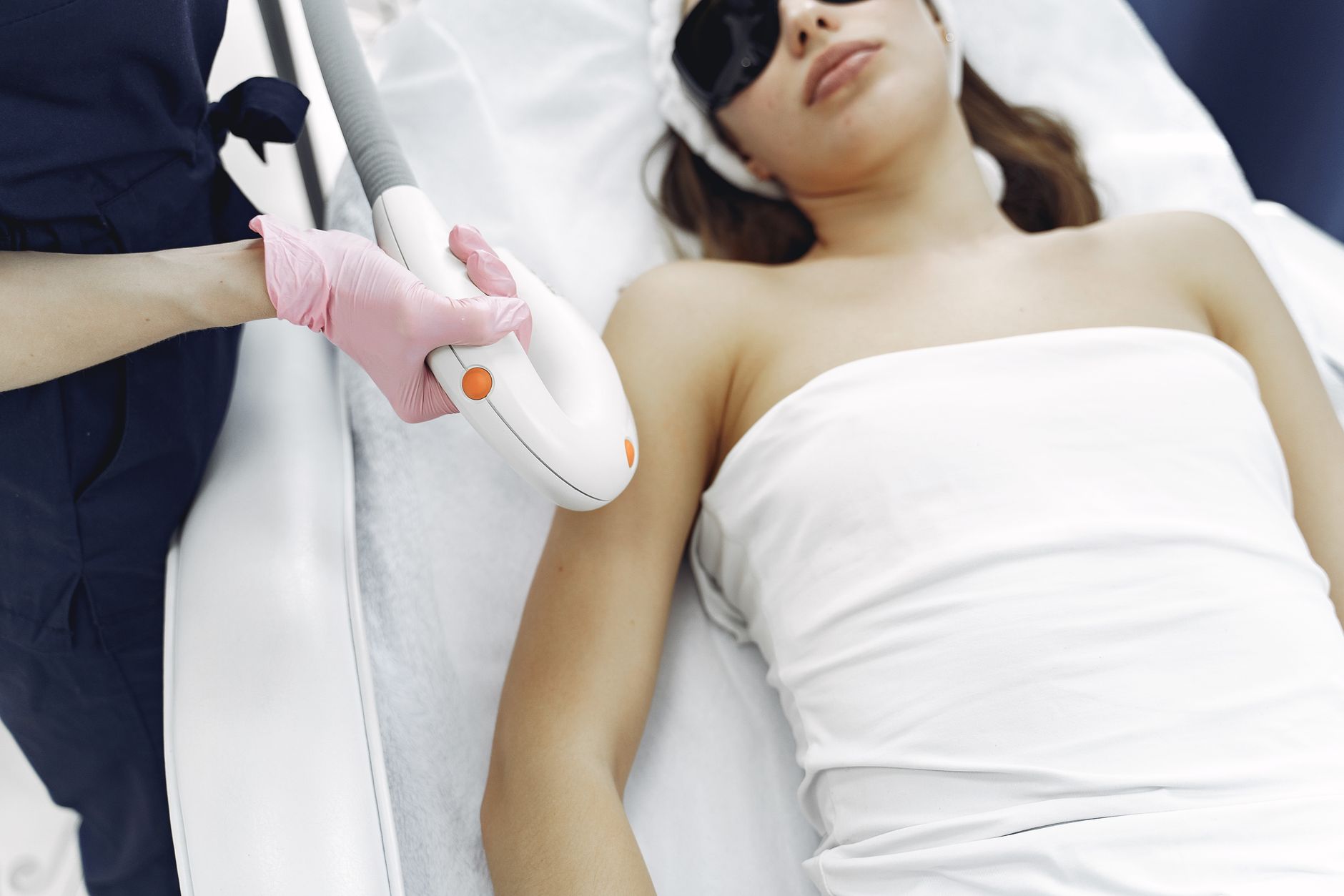 laser hair removal sessions closeup — Luxury Lashes Federal Way WA