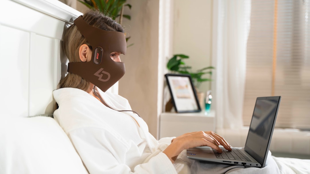 led light therapy facial detail — Luxury Lashes Federal Way WA